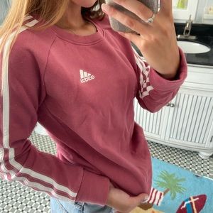 Pink Adidas Crewneck